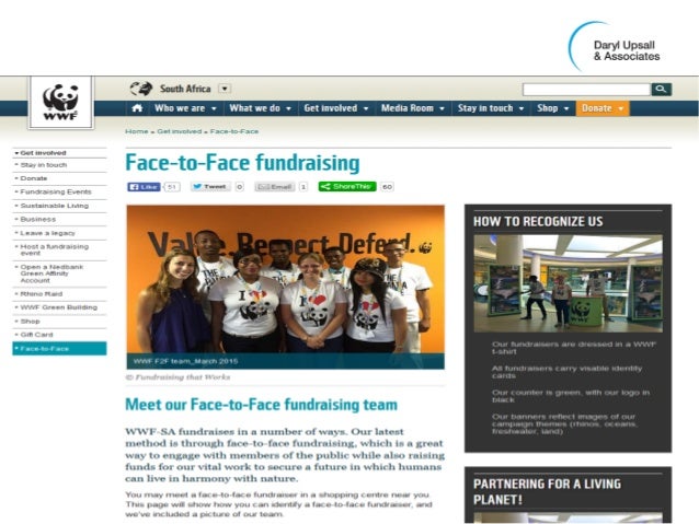Face To Face Fundraising Best Practices New Initiatives