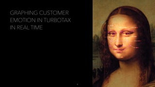 GRAPHING CUSTOMER
EMOTION IN TURBOTAX
IN REAL TIME
1
 