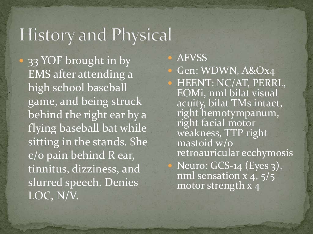 Basilar Skull Fracture