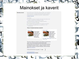 Mainokset ja kaverit
 