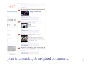 post interesting & original comments   3
 