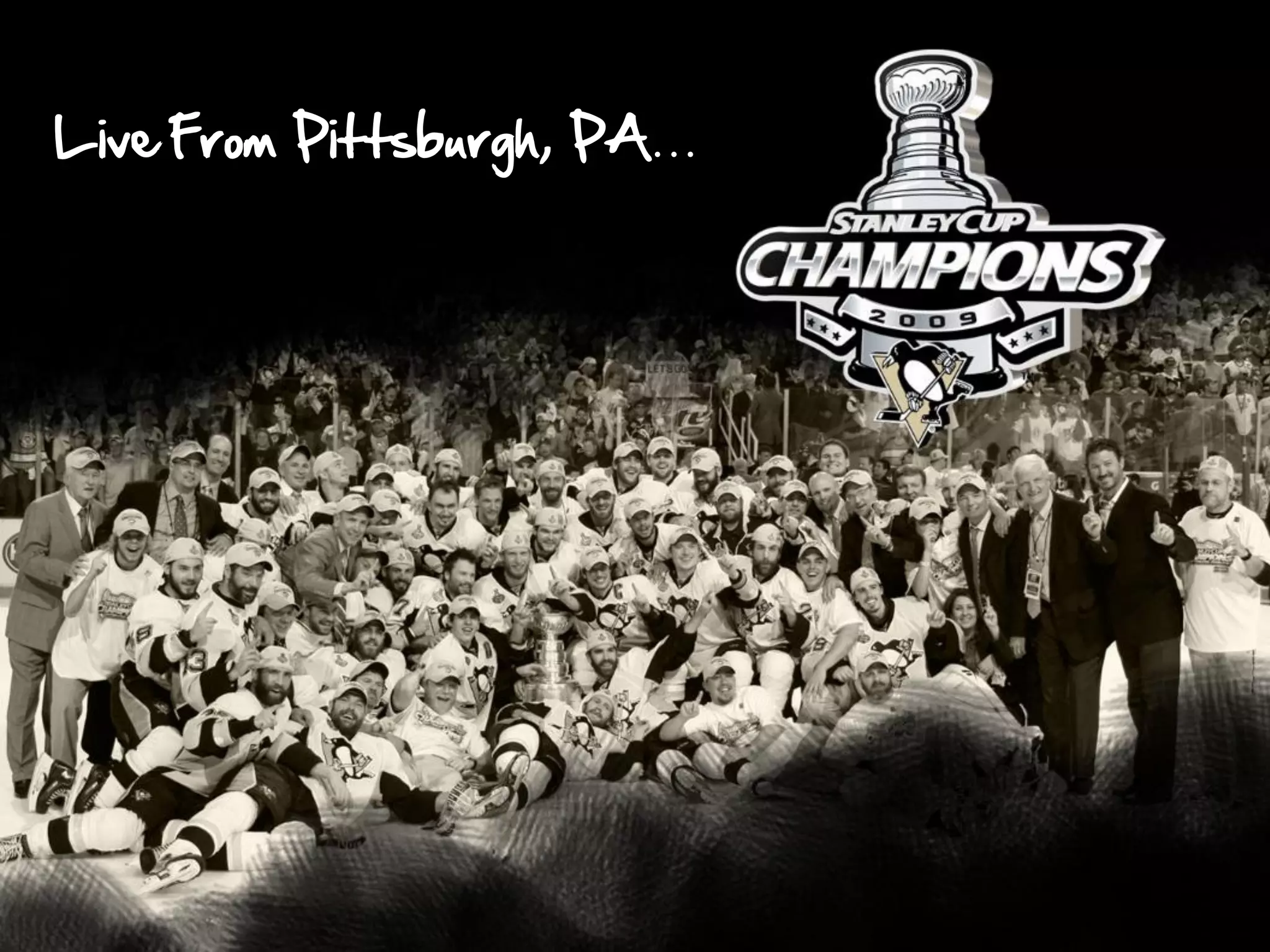 Live From Pittsburgh, PA…
 