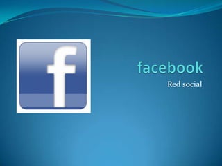 facebook Red social 