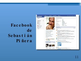 Facebook de Sebastián Piñera 11 