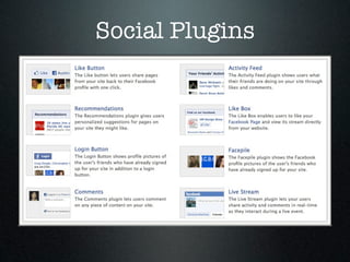 Social Plugins
 