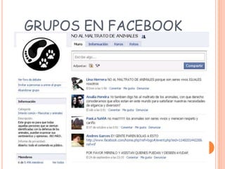 GRUPOS EN FACEBOOK
 