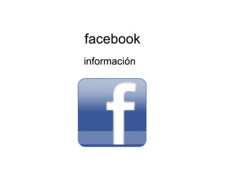 facebook información 