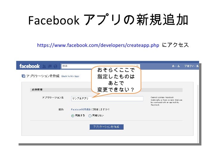 Facebookアプリことはじめ