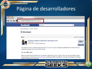 Página de desarrolladores