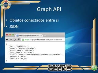 Graph APIObjetosconectados entre siJSON