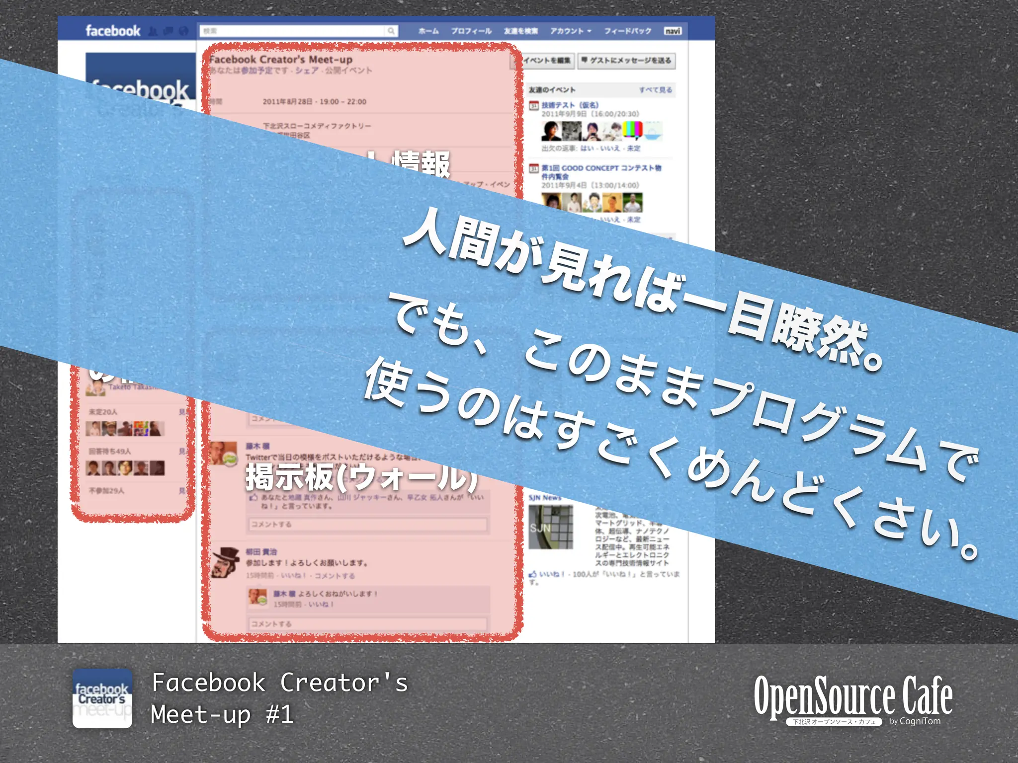 Facebook Creator's
Meet-up #1
 