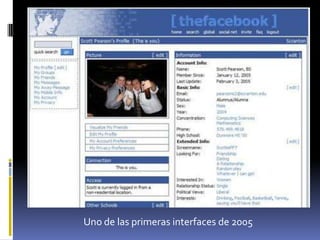 Uno de las primeras interfaces de 2005
 