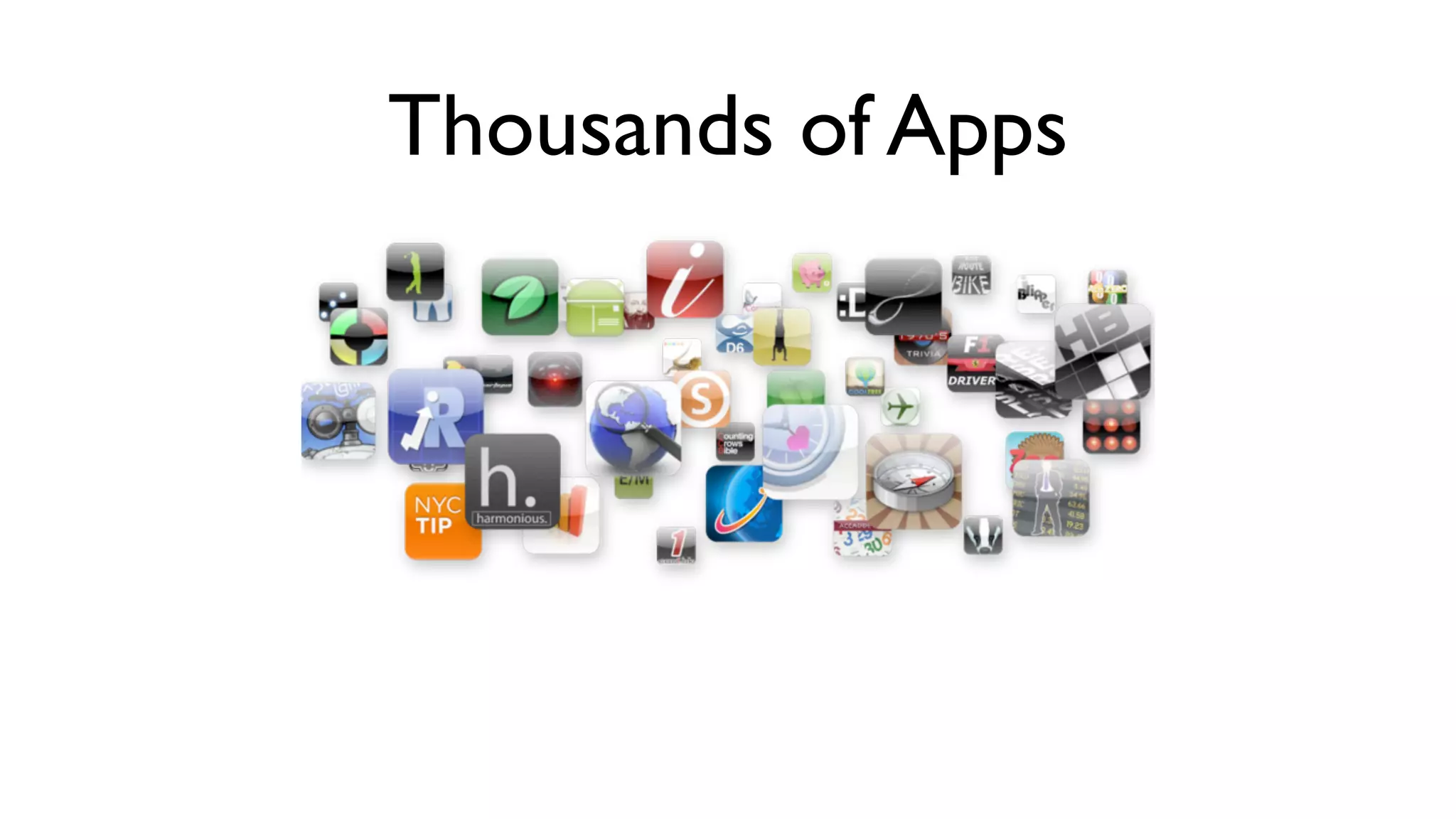 Thousands of Apps
 