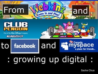 From and to : growing up digital : and Sacha Chua 