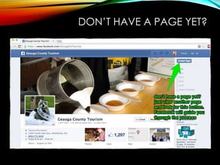 DON’T HAVE A PAGE YET?
 