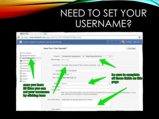 NEED TO SET YOUR
USERNAME?
 