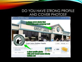 DO YOU HAVE STRONG PROFILE
AND COVER PHOTOS?
 