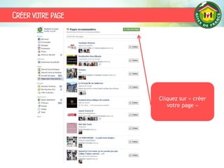 Créer votre page
Cliquez sur « créer
votre page »
 