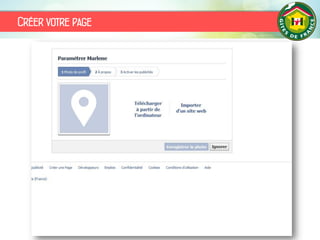 Créer votre page
L’avatar de la page doit être en 180 x 540 px
 