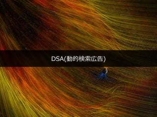 PAGE35
機密情報。本件業務担当者以外の第三者への情報公開を一切禁止します。
Copyright © 2015 Anagrams .Inc .All Rights Reserved.
DSA(動的検索広告)
 