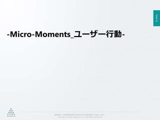 PAGE54
機密情報。本件業務担当者以外の第三者への情報公開を一切禁止します。
Copyright © 2015 Anagrams .Inc .All Rights Reserved.
-Micro-Moments_ユーザー行動-
 