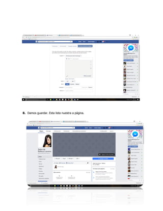 8. Damos guardar. Esta lista nuestra a página.
 