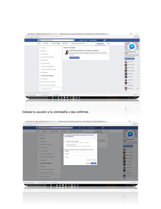 Colocas tu usurario y tu contraseña y das confirmar.
 