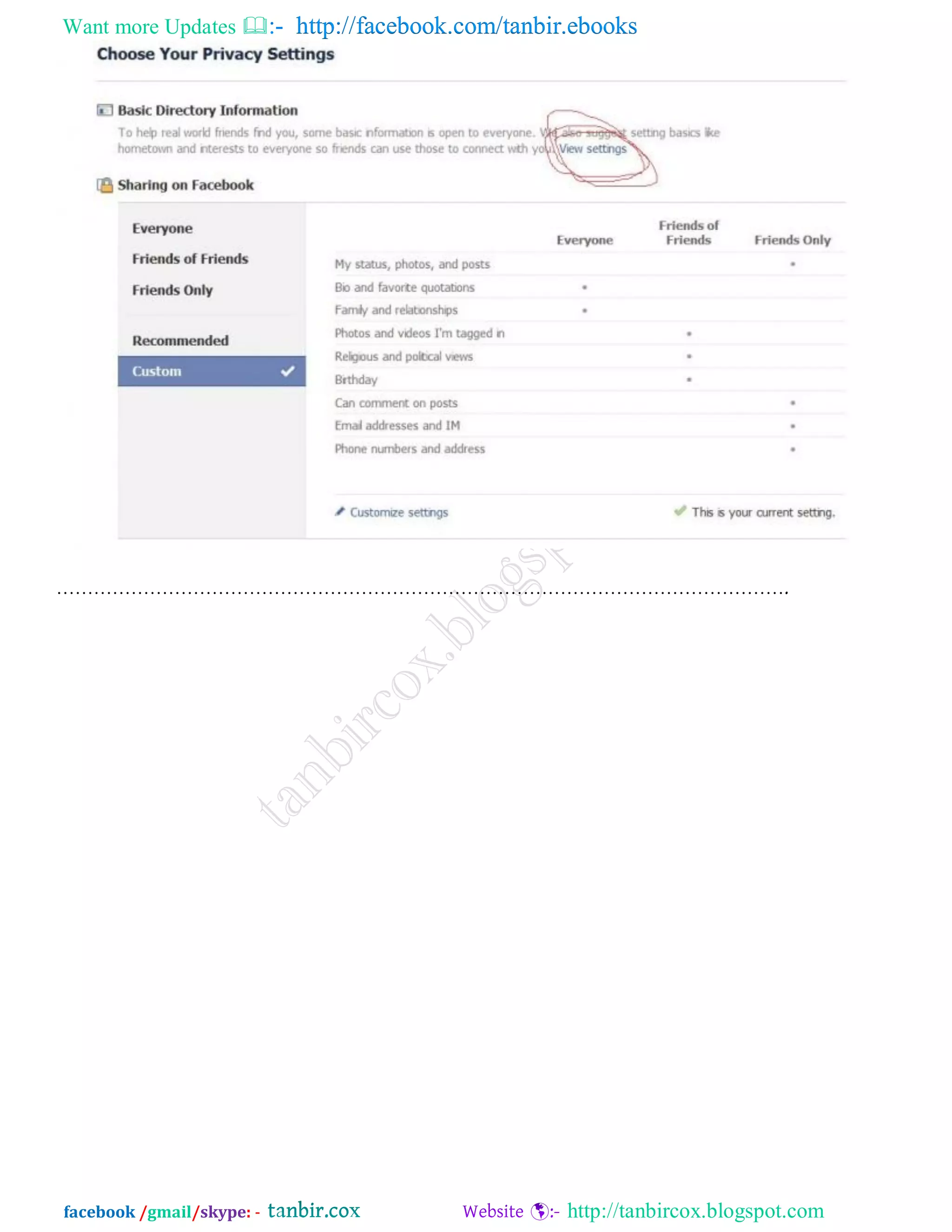 Want more Updates  http://facebook.com/tanbir.ebooks
facebook /gmail/skype: - http://tanbircox.blogspot.com
……………………………………………………………………………………………………….
 