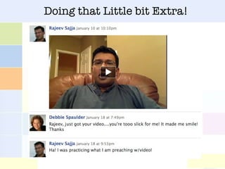 Doing that Little bit Extra! 