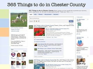 365 Things to do in Chester County 