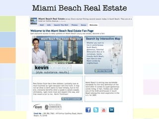 Miami Beach Real Estate 