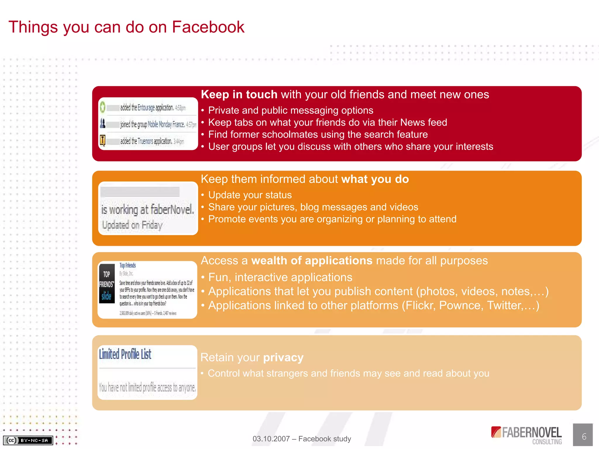 Facebook Analysis and Study