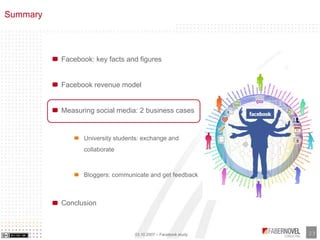 Facebook Analysis and Study Slide 23