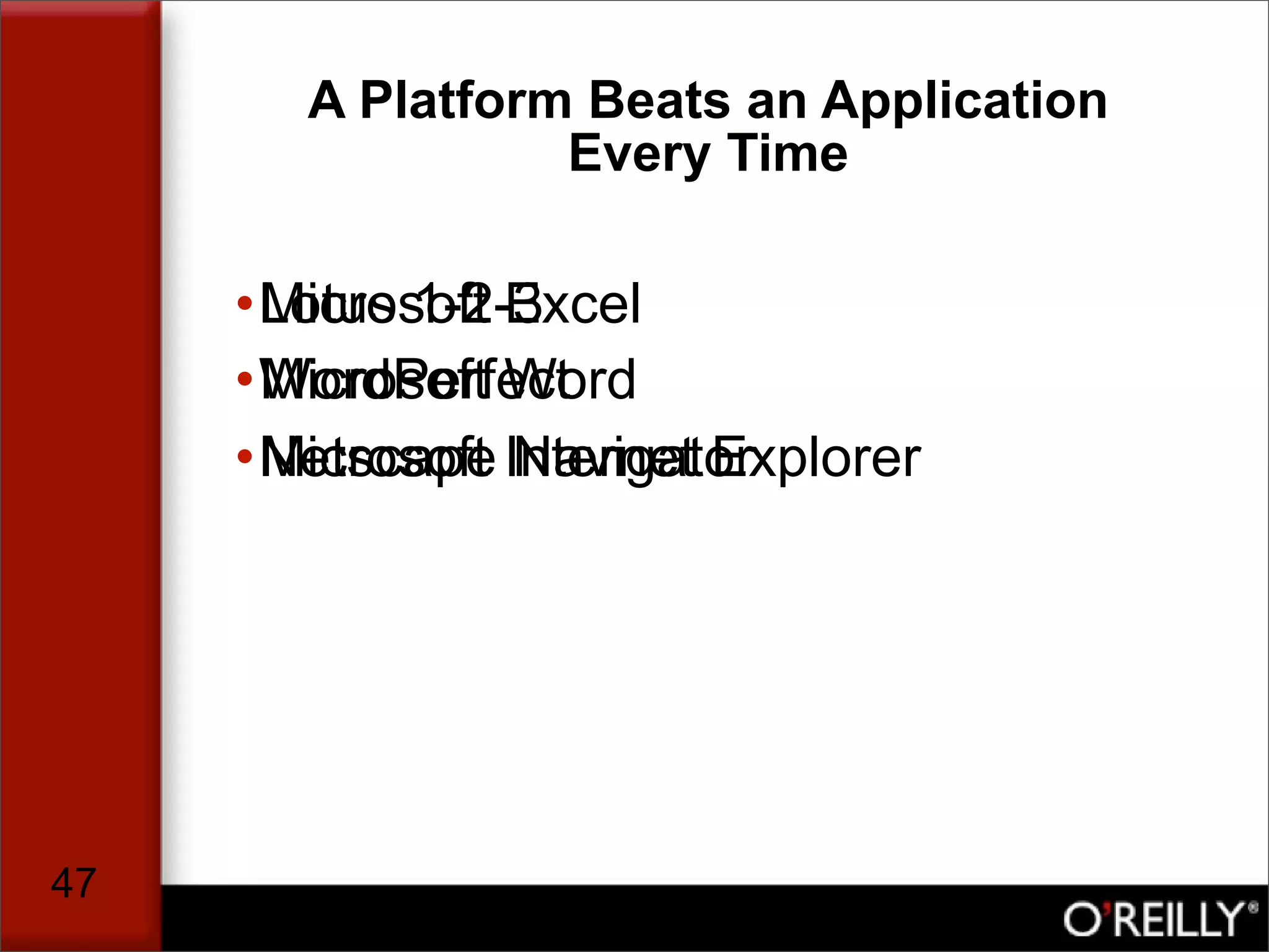 The Facebook Application Market, by Tim Oreilly