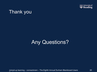 Thank you Any Questions? 