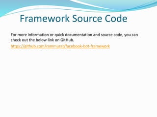 Framework Facebook Facebook Messenger Platform Framework | PPTX