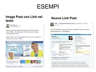ESEMPI
Image Post con Link nel
testo

Nuovo Link Post

 