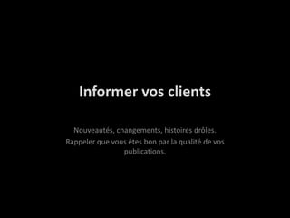 Suivezles grandsprincipes