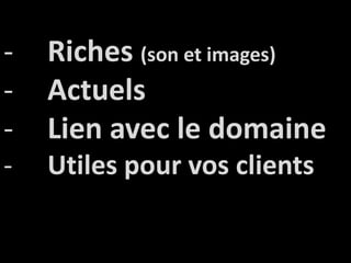 Riches (son et images)
