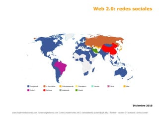 Web 2.0: redes sociales Diciembre 2010 