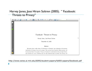 Facebook en la Educación: Experiencias de Uso