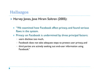 Facebook en la Educación: Experiencias de Uso