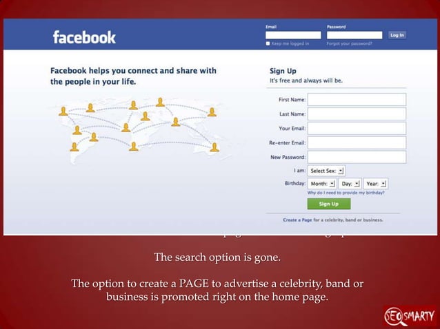 Facebook Home Page Evolution | PPTX