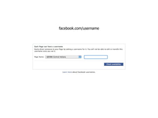 facebook.com/username
 