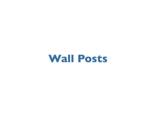 Wall Posts
 