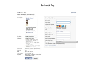 Review & Pay
 