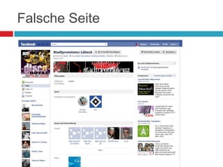 Falsche Seite
