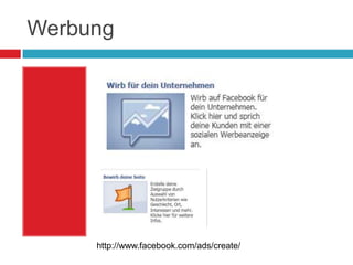 Werbunghttp://www.facebook.com/ads/create/