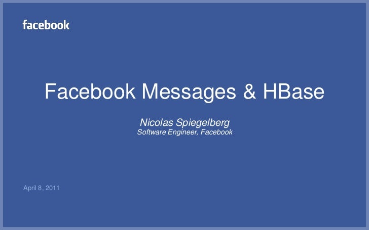 Facebook Messages Hbase