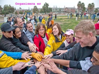 2010-11-
24 | 18
Organisera er
 